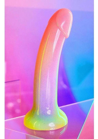 Love to Love Dildolls Stargazer Silicone Dildo - Multicolor/Rainbow