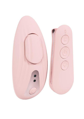 Loveline Celeste Rechargeable Silicone Panty Vibe with Remote - Pink