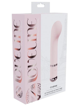 Loveline Cherie 10 Function G-Spot Silicone Rechargeable Vibrator - Pink
