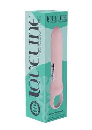 Loveline Harmony Loop Grip 10 Function Rechargeable Silicone Vibrator - Pink