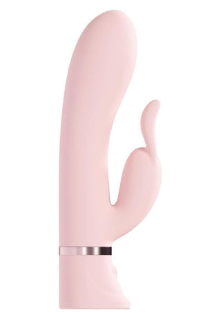 Loveline Tendre 10 Function Silicone Rechargeable Rabbit Vibrator - Pink