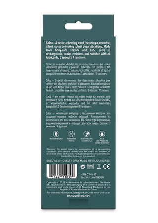 Lust-N-Dreams Salsa Rechargeable Silicone Petite Body Wand