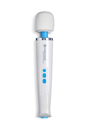 Magic Wand PlusHV-360 Waterproof Rechargeable Multispeed Vibration Massager - Blue/White