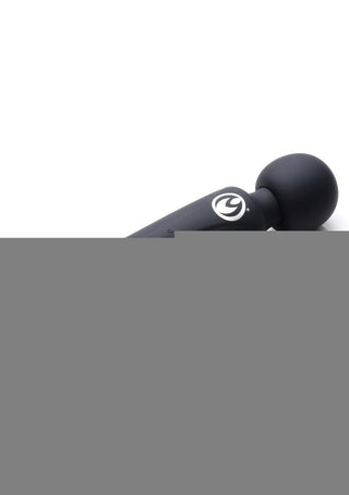 Master Series Thunderstick Premium Rechargeable Silicone Wand - Black