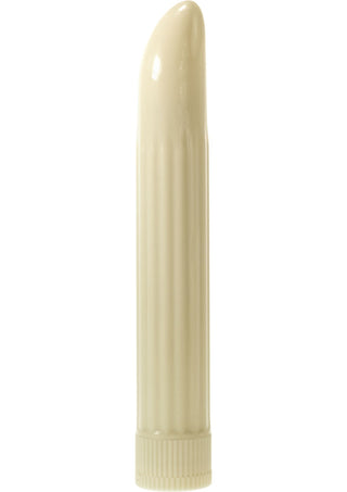 ME YOU US Sensuous Ribbed Vibrator - Ivory/White
