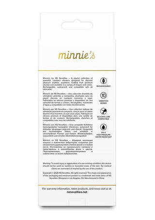 Minnie's Dot Rechargeable Silicone Flexible Bullet