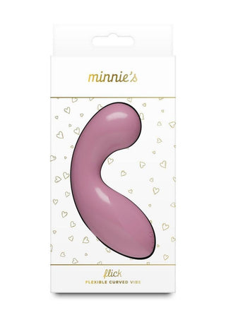 Minnie's Flick Rechargeable Silicone Plush Vibe - Pink