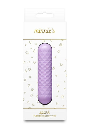 Minnie's Spark Rechargeable Silicone Flexible Bullet - Purple