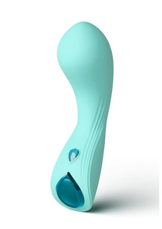 Minnie's Wink Rechargeable Silicone G-Spot Vibrator - Aqua