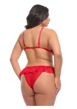 Oh LA LA Cheri Valentine Set (2 Piece) - 1x/2x - Red
