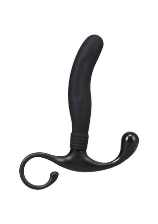 Optimale Smooth Silicone Prostate Massager - Black