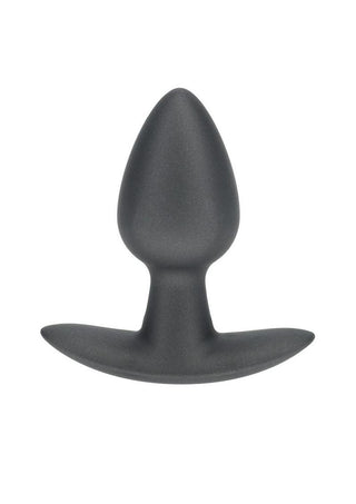 Ouch! Anal Plug Silicone - Grey/Gun Metal - Small