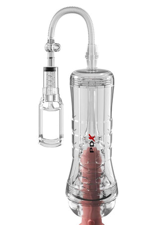 Pdx Elite Viewtube Vac XXL Pump See-Thru EZ-Grip Pump Stroker - General Orifice