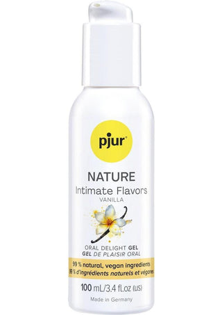 Pjur Nature Intimate Flavors Water Based Lubricant 3.4oz - Vanilla
