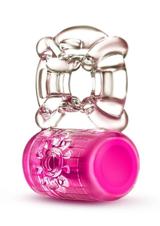 Play with Me Pleaser Rechargeable Cock Ring - Pink