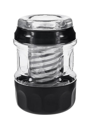 Playboy Spring Fling Rechargeable Stroker - Black/Clear