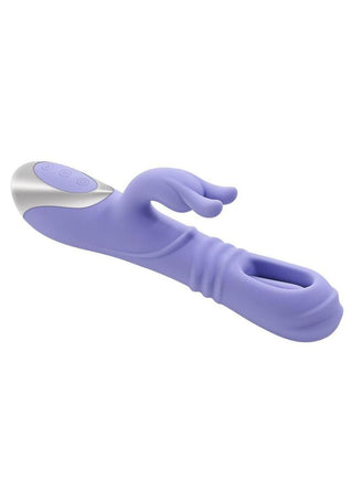 Playboy Tap Me In Rechargeable Silicone Dual Vibrating Rabbit