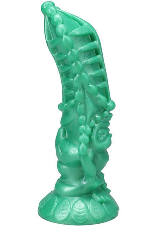 Polynesian Pleasure Idols Mala Ma'ona Earth Idol Rechargeable Silicone Vibrating Dildo with Remote Control