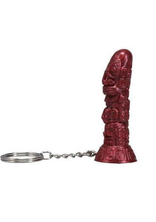 Polynesian Ti-Key Chains Lele Lele Air Idol - Red