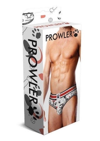 Prowler Puppie Print Open Brief - Black/White - Small