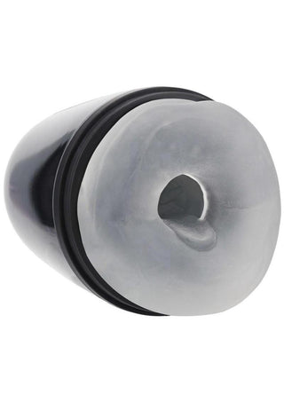 Pumped Vibrobator Pressure Suction 9 Function Vibrating Rechargeable Masturbator