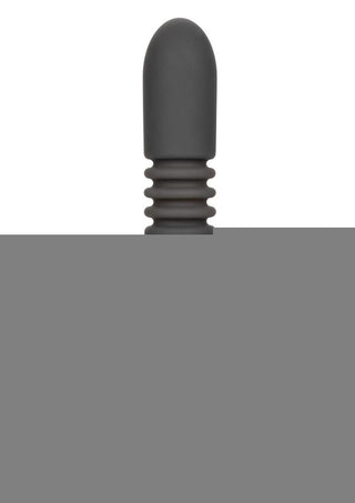 Ramrod Thrusting Rechargeable Silicone Anal Probe - Gray/Grey