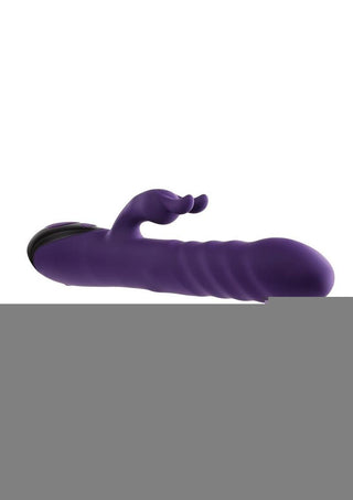 Rascally Rabbit Rechargeable Silicone Thrusting Rotating Vibrator