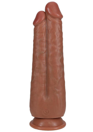 Realrock Ultra Realistic Skin Two In One - Caramel - 10in/9in