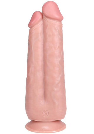 Realrock Ultra Realistic Skin Two In One - Vanilla - 7in/8in