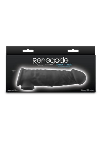 Renegade Annex Silicone Penis Extension - Thick - Chocolate
