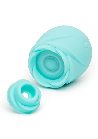 Romp Rose Glow Rechargeable Silicone Glow In The Dark Air Clitoral Stimulator