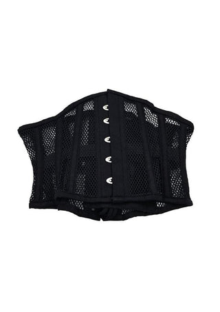 Rouge Mesh Corset - Black - Medium/Small