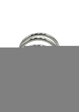 Rouge Stainless Steel Triple Wire Glans Ring