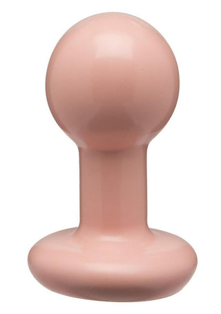 Round Butt Plug - Flesh - Small - 3 Inch