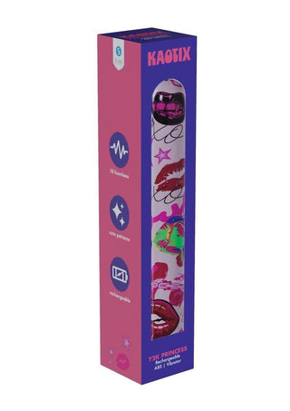 S-Line Kaotix Y2k Princess Rechargeable Vibrator - Powder - Pink