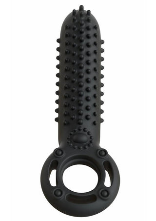 Screaming O Oyeah Rechargeable Silicone Cock Ring - Black