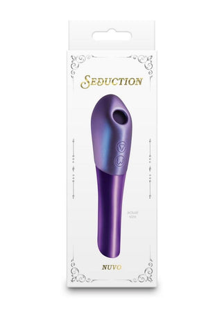 Seduction Nuvo Rechargeable Silicone Air Pulse Clitoral Stimulator - Purple