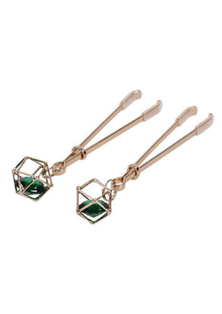 Sex and Mischief Indica Crystal Nipple Clips