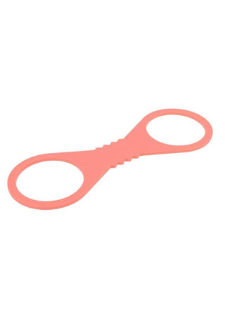 Sex and Mischief Peaches N Creame Silicone Cuffs - Orange - Large