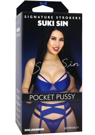Signature Strokers Suki Sin Ultraskyn Pocket Masturbator - Pussy - Vanilla