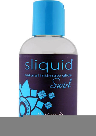 Sliquid Naturals Swirl Water Based Flavored Lubricant Blackberry Fig - 4.2oz