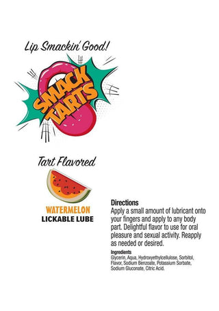 Smack Tart Lickable Lube 2oz - Sour Watermelon
