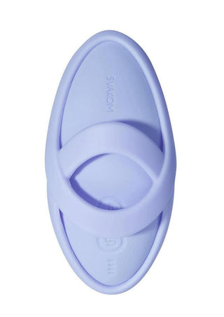 Svakom Echo 2 App Compatible Rechargeable Silicone Heated Finger Vibrator - Blue