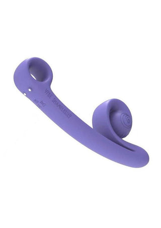 Svibe Snail Curve Rechargeable Silicone Vibrator with Clitoral Stimulator