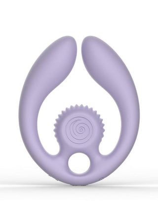 Svibe Snail Gizi Duo Rechargeable Silicone Couples Stimulator with Remote - Lilac