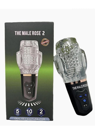 The Male Rose 3 Rechargeable Thrusting Rotating Masturbator