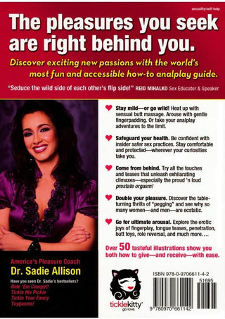 Tickle My Tush Mild to Wild Analplay Adventures For Everybody Book By Dr. Sadie Allison