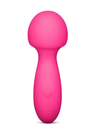 Together Spark On The Go Mini Wand Silicone Rechargeable Vibrator - Pink
