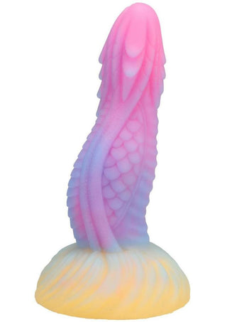 Vac-U-Lock Fantasy Fuckers Dragon's Tongue Glow In The Dark Silicone Dildo