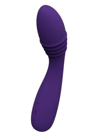 Vedo Ohni Rechargeable Silicone G-Spot Thrusting Vibrator - Purple